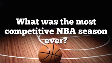 What was the most competitive NBA season ever?