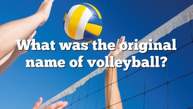 What was the original name of volleyball?