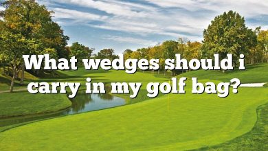 What wedges should i carry in my golf bag?