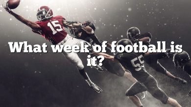 What week of football is it?