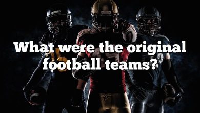 What were the original football teams?