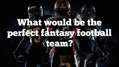 What would be the perfect fantasy football team?