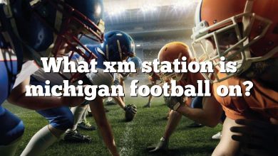 What xm station is michigan football on?