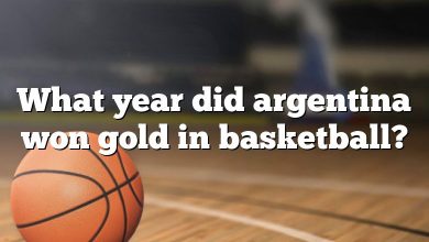 What year did argentina won gold in basketball?