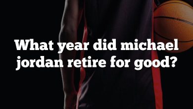 What year did michael jordan retire for good?