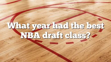 What year had the best NBA draft class?