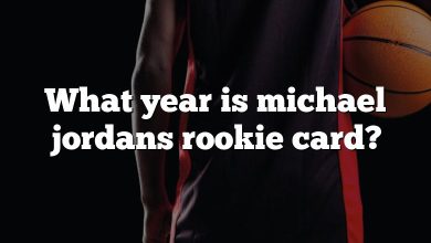 What year is michael jordans rookie card?