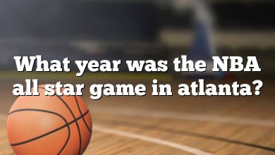 What year was the NBA all star game in atlanta?