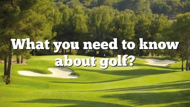 What you need to know about golf?