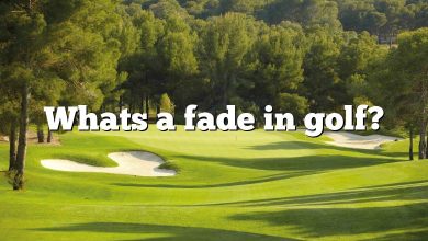 Whats a fade in golf?