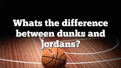 Whats the difference between dunks and jordans?