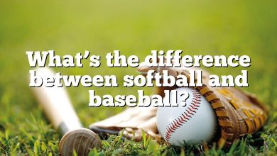 What’s the difference between softball and baseball?