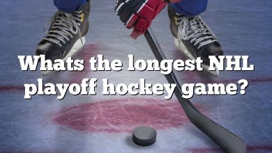 Whats the longest NHL playoff hockey game?