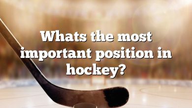Whats the most important position in hockey?