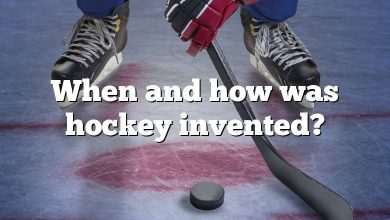 When and how was hockey invented?