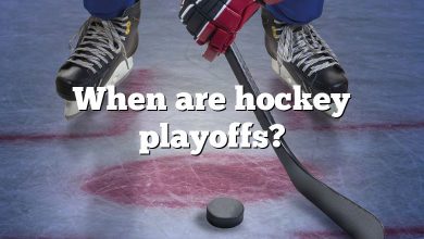 When are hockey playoffs?