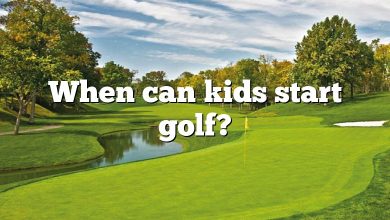 When can kids start golf?