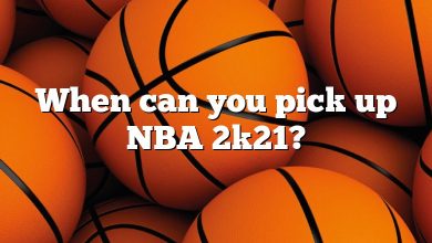 When can you pick up NBA 2k21?