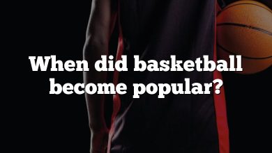 When did basketball become popular?