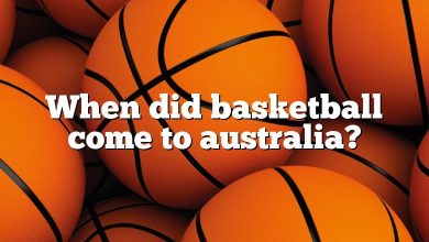 When did basketball come to australia?