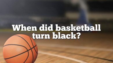 When did basketball turn black?