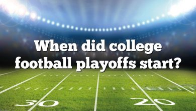 When did college football playoffs start?