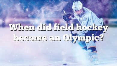 When did field hockey become an Olympic?