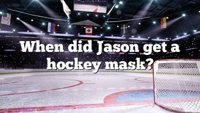 When did Jason get a hockey mask?