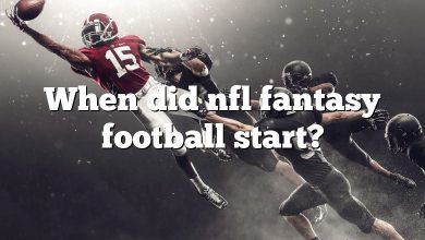 When did nfl fantasy football start?