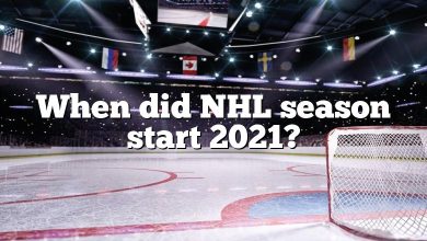 When did NHL season start 2021?