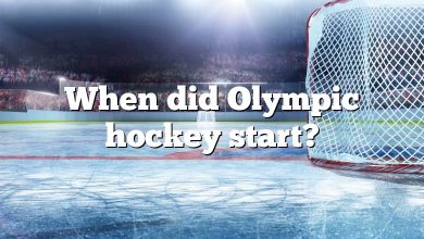 When did Olympic hockey start?