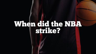 When did the NBA strike?