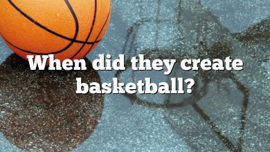 When did they create basketball?