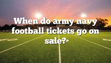 When do army navy football tickets go on sale?