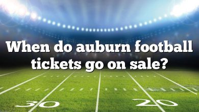 When do auburn football tickets go on sale?