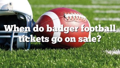 When do badger football tickets go on sale?