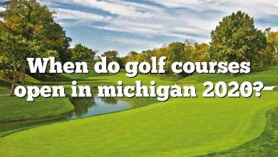 When do golf courses open in michigan 2020?