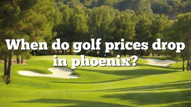 When do golf prices drop in phoenix?