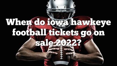 When do iowa hawkeye football tickets go on sale 2022?