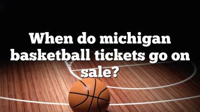 When do michigan basketball tickets go on sale?