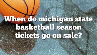 When do michigan state basketball season tickets go on sale?
