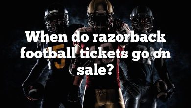 When do razorback football tickets go on sale?