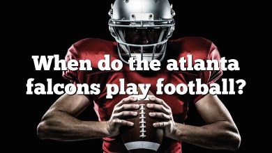 When do the atlanta falcons play football?