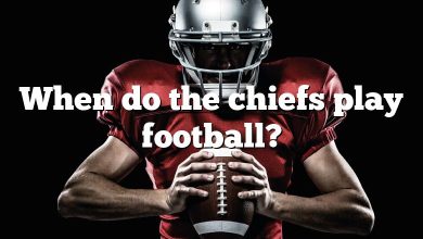 When do the chiefs play football?
