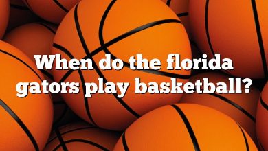 When do the florida gators play basketball?