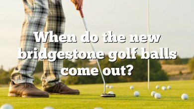 When do the new bridgestone golf balls come out?