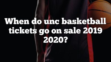 When do unc basketball tickets go on sale 2019 2020?