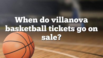 When do villanova basketball tickets go on sale?