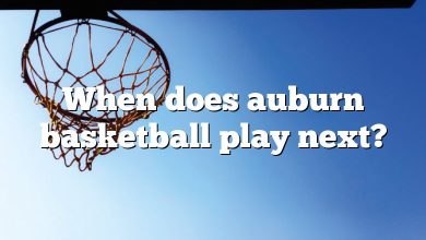 When does auburn basketball play next?