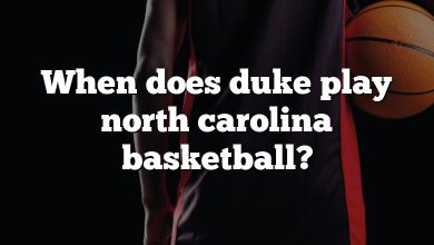 When does duke play north carolina basketball?